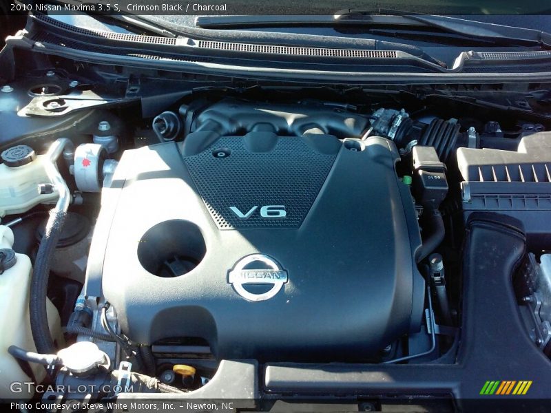 Crimson Black / Charcoal 2010 Nissan Maxima 3.5 S