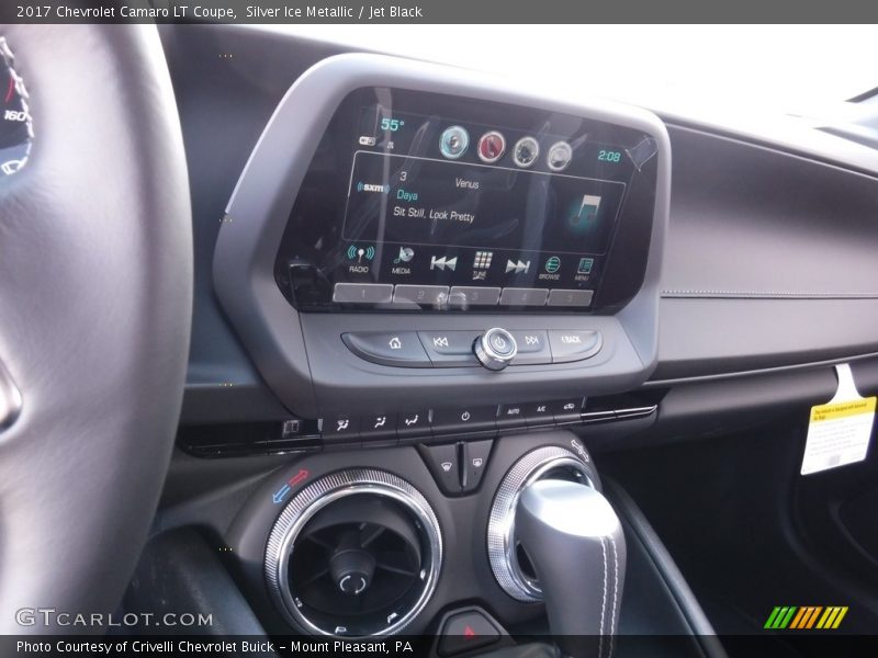 Silver Ice Metallic / Jet Black 2017 Chevrolet Camaro LT Coupe