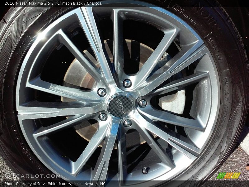 Crimson Black / Charcoal 2010 Nissan Maxima 3.5 S