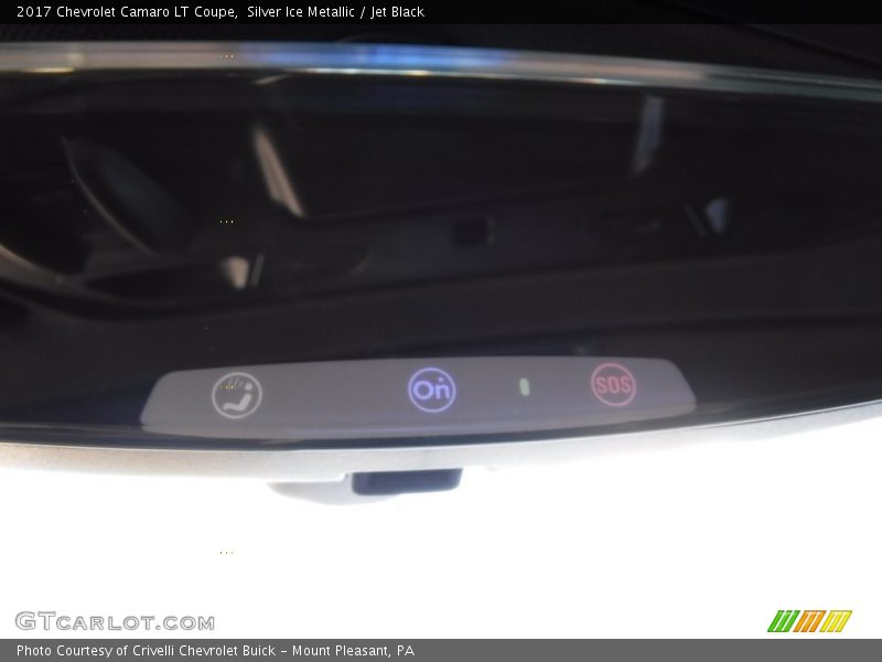 Silver Ice Metallic / Jet Black 2017 Chevrolet Camaro LT Coupe