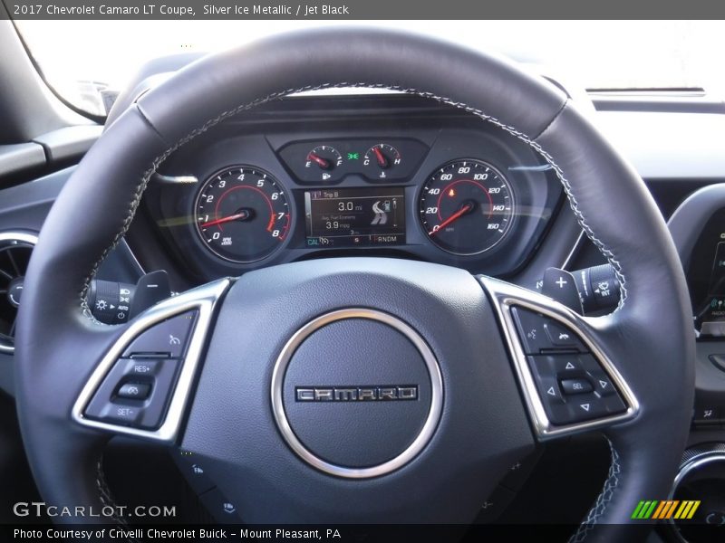 Silver Ice Metallic / Jet Black 2017 Chevrolet Camaro LT Coupe