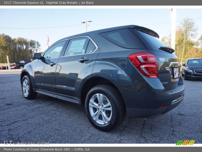 Nightfall Gray Metallic / Jet Black 2017 Chevrolet Equinox LS