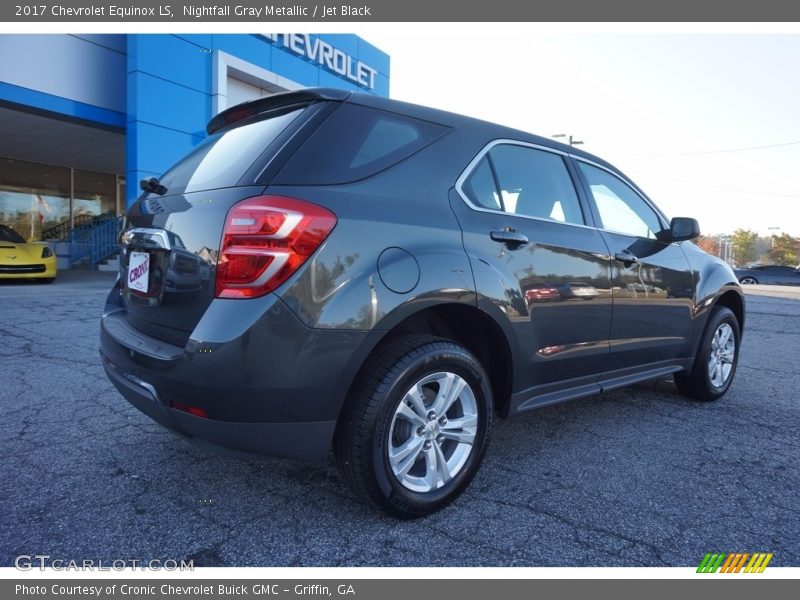 Nightfall Gray Metallic / Jet Black 2017 Chevrolet Equinox LS