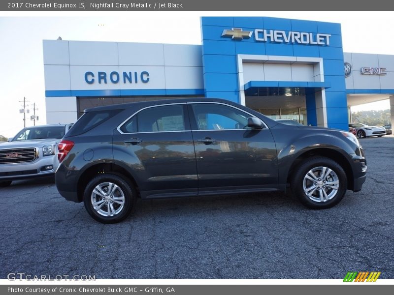 Nightfall Gray Metallic / Jet Black 2017 Chevrolet Equinox LS