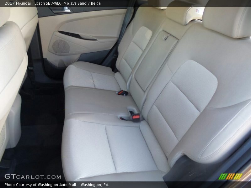 Rear Seat of 2017 Tucson SE AWD
