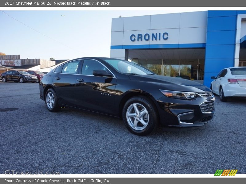 Mosaic Black Metallic / Jet Black 2017 Chevrolet Malibu LS