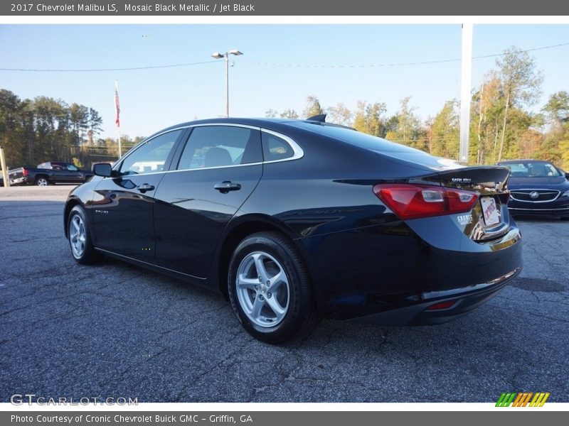 Mosaic Black Metallic / Jet Black 2017 Chevrolet Malibu LS
