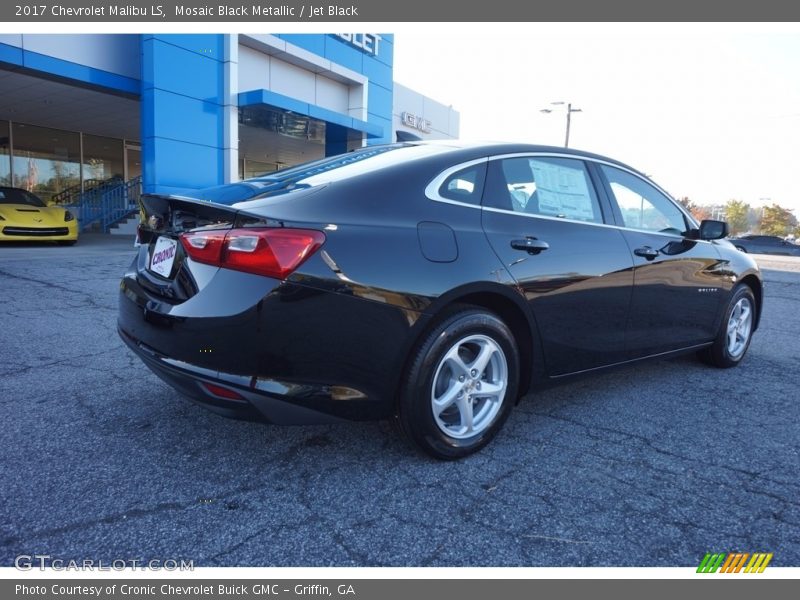 Mosaic Black Metallic / Jet Black 2017 Chevrolet Malibu LS