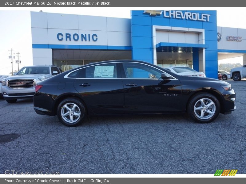 Mosaic Black Metallic / Jet Black 2017 Chevrolet Malibu LS