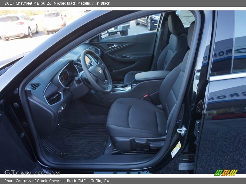 Mosaic Black Metallic / Jet Black 2017 Chevrolet Malibu LS