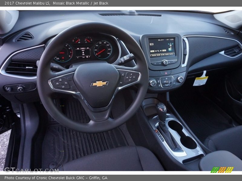 Mosaic Black Metallic / Jet Black 2017 Chevrolet Malibu LS