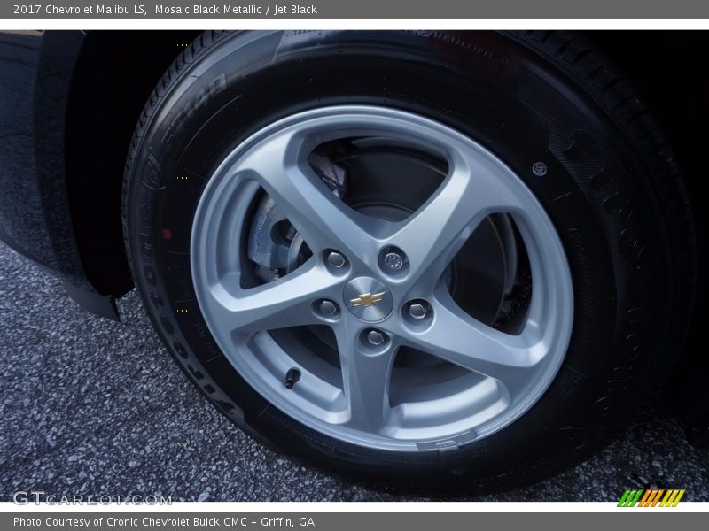 Mosaic Black Metallic / Jet Black 2017 Chevrolet Malibu LS