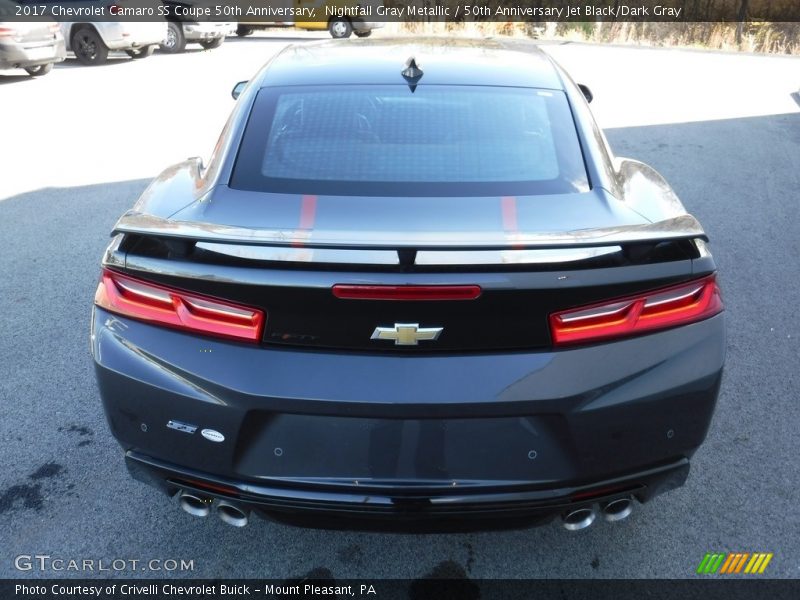 Nightfall Gray Metallic / 50th Anniversary Jet Black/Dark Gray 2017 Chevrolet Camaro SS Coupe 50th Anniversary