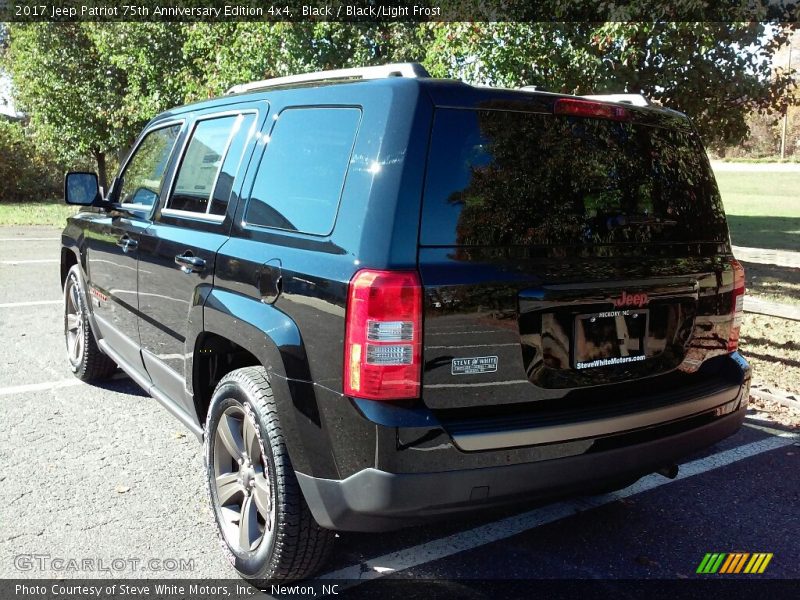 Black / Black/Light Frost 2017 Jeep Patriot 75th Anniversary Edition 4x4