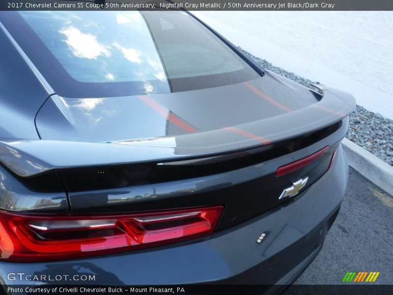Nightfall Gray Metallic / 50th Anniversary Jet Black/Dark Gray 2017 Chevrolet Camaro SS Coupe 50th Anniversary