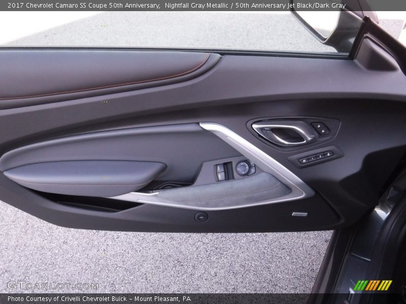 Nightfall Gray Metallic / 50th Anniversary Jet Black/Dark Gray 2017 Chevrolet Camaro SS Coupe 50th Anniversary
