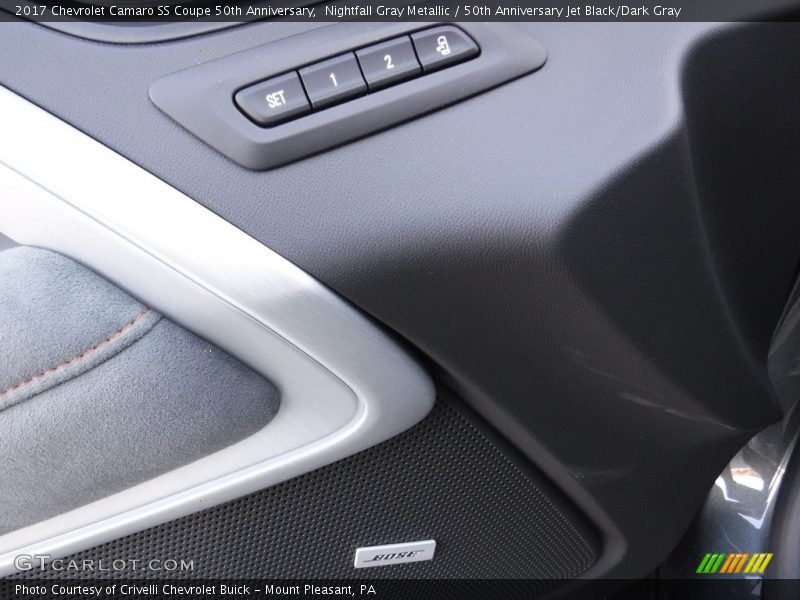 Nightfall Gray Metallic / 50th Anniversary Jet Black/Dark Gray 2017 Chevrolet Camaro SS Coupe 50th Anniversary