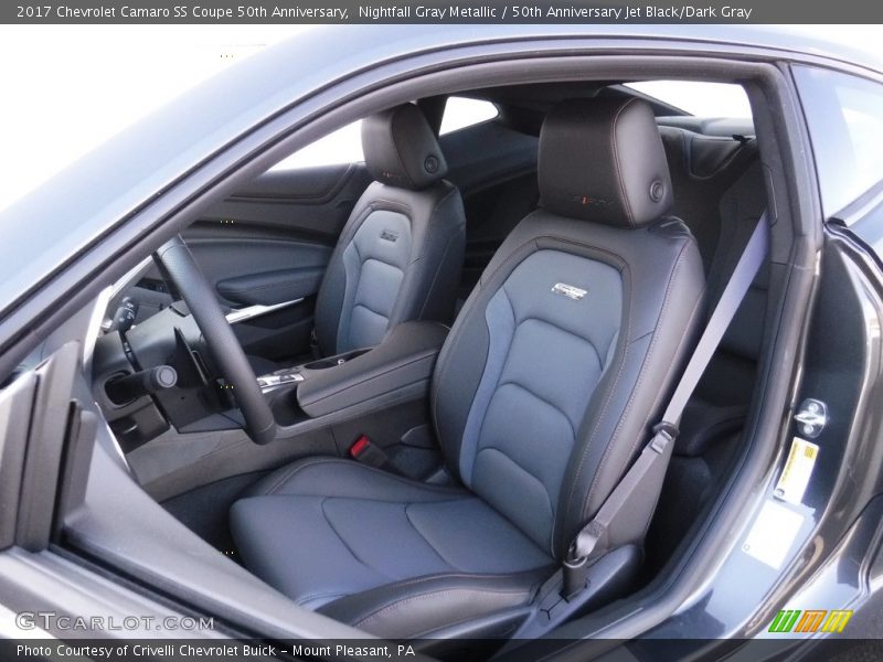 Nightfall Gray Metallic / 50th Anniversary Jet Black/Dark Gray 2017 Chevrolet Camaro SS Coupe 50th Anniversary