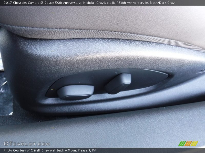 Nightfall Gray Metallic / 50th Anniversary Jet Black/Dark Gray 2017 Chevrolet Camaro SS Coupe 50th Anniversary