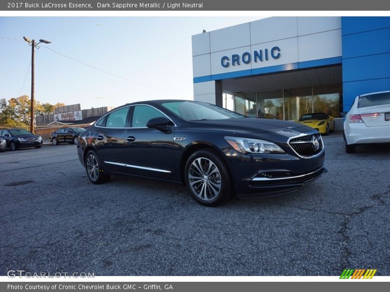 Dark Sapphire Metallic / Light Neutral 2017 Buick LaCrosse Essence