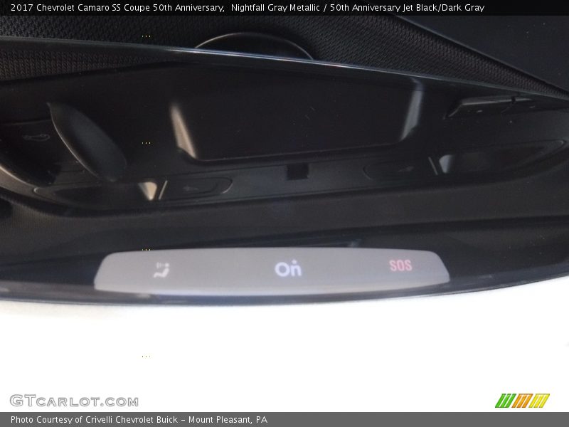 Nightfall Gray Metallic / 50th Anniversary Jet Black/Dark Gray 2017 Chevrolet Camaro SS Coupe 50th Anniversary