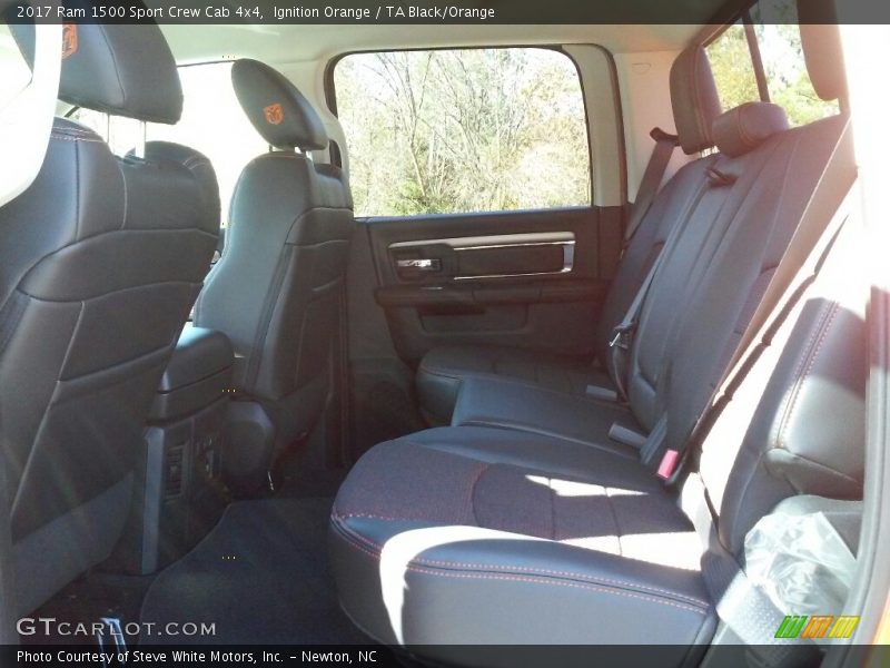 Rear Seat of 2017 1500 Sport Crew Cab 4x4