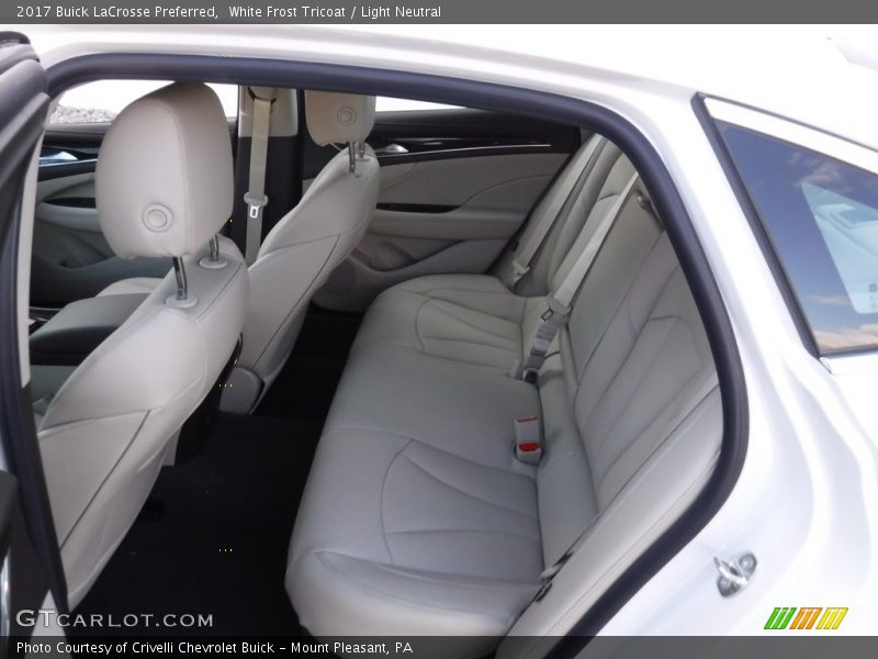 Rear Seat of 2017 LaCrosse Preferred