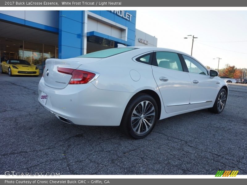 White Frost Tricoat / Light Neutral 2017 Buick LaCrosse Essence