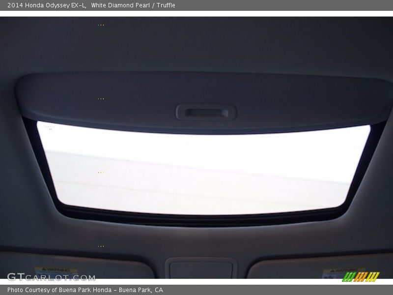 White Diamond Pearl / Truffle 2014 Honda Odyssey EX-L