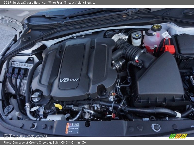 White Frost Tricoat / Light Neutral 2017 Buick LaCrosse Essence