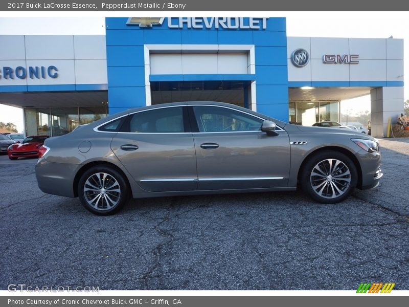Pepperdust Metallic / Ebony 2017 Buick LaCrosse Essence