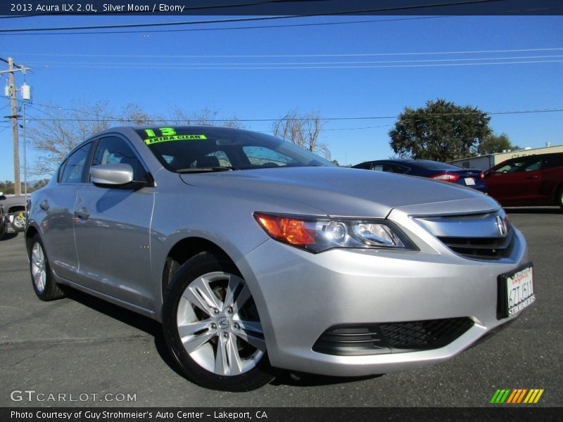 Silver Moon / Ebony 2013 Acura ILX 2.0L