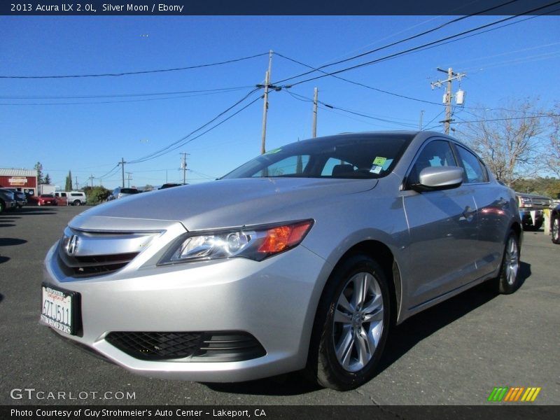 Silver Moon / Ebony 2013 Acura ILX 2.0L