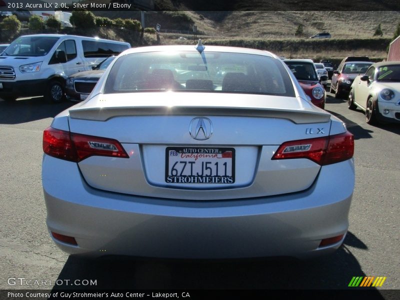 Silver Moon / Ebony 2013 Acura ILX 2.0L
