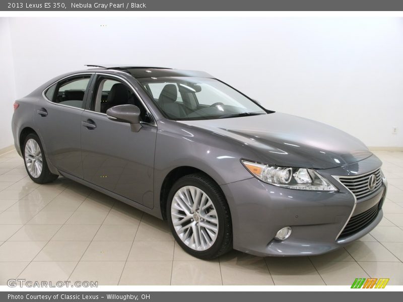 Nebula Gray Pearl / Black 2013 Lexus ES 350