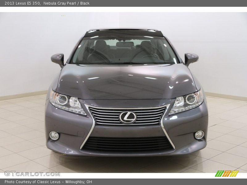 Nebula Gray Pearl / Black 2013 Lexus ES 350
