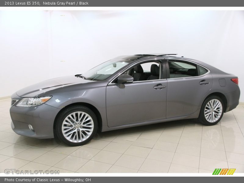 Nebula Gray Pearl / Black 2013 Lexus ES 350