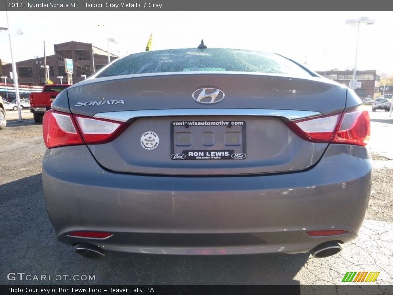Harbor Gray Metallic / Gray 2012 Hyundai Sonata SE