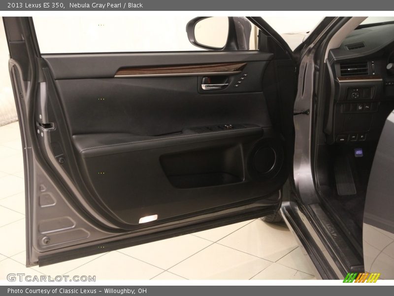 Nebula Gray Pearl / Black 2013 Lexus ES 350