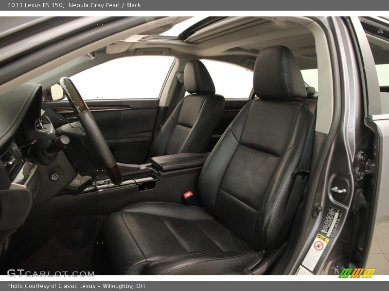 Nebula Gray Pearl / Black 2013 Lexus ES 350