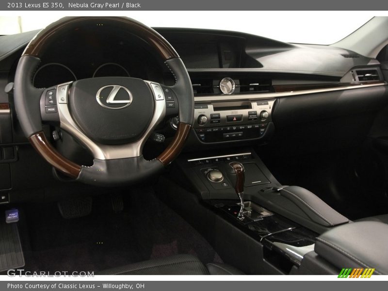 Nebula Gray Pearl / Black 2013 Lexus ES 350