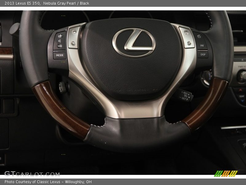 Nebula Gray Pearl / Black 2013 Lexus ES 350