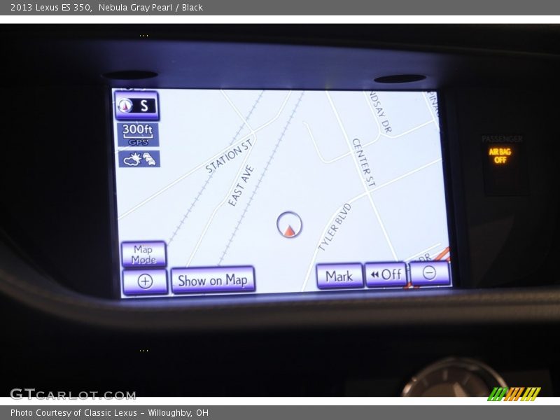 Nebula Gray Pearl / Black 2013 Lexus ES 350