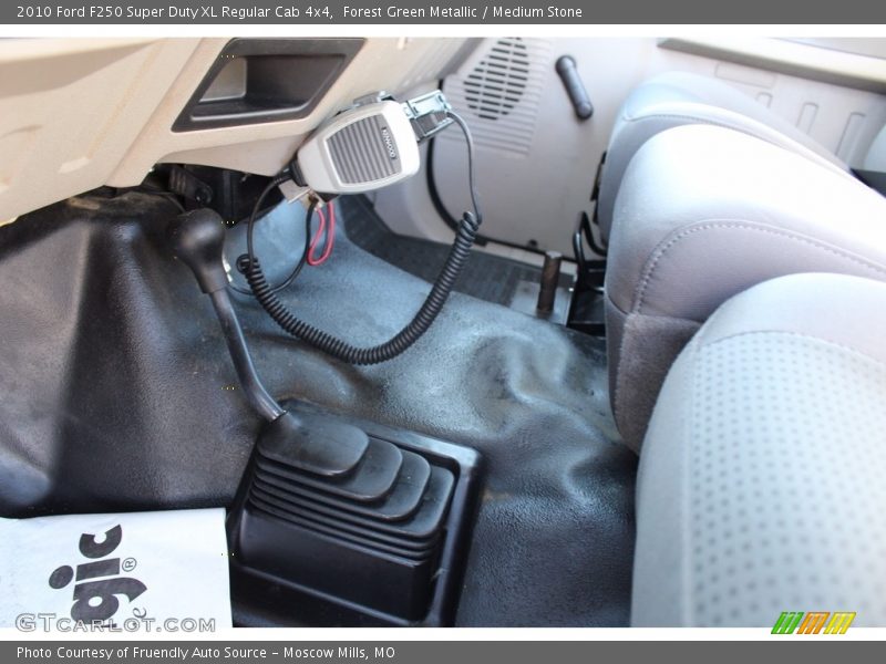 Forest Green Metallic / Medium Stone 2010 Ford F250 Super Duty XL Regular Cab 4x4