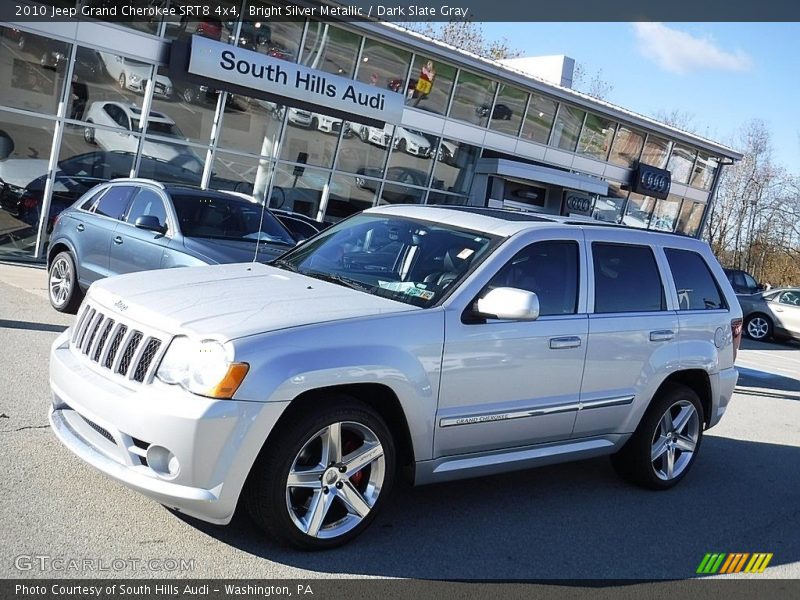 Bright Silver Metallic / Dark Slate Gray 2010 Jeep Grand Cherokee SRT8 4x4