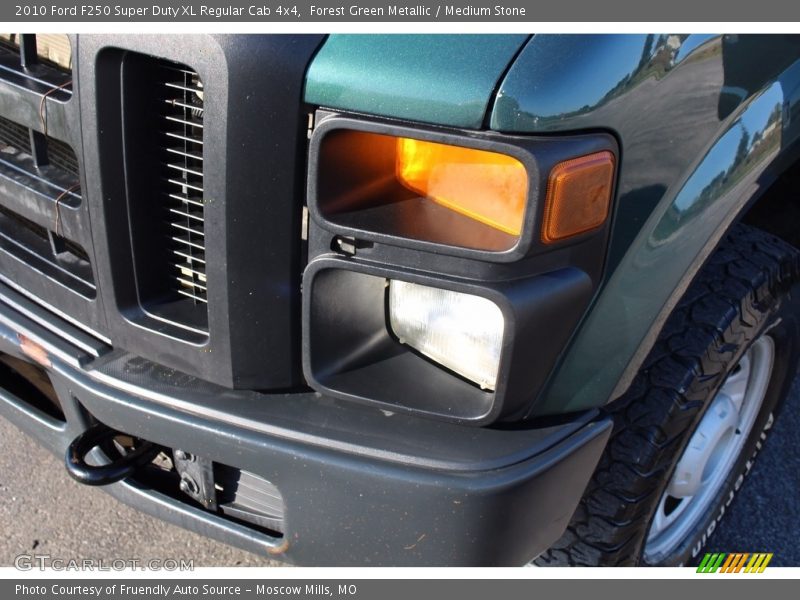 Forest Green Metallic / Medium Stone 2010 Ford F250 Super Duty XL Regular Cab 4x4