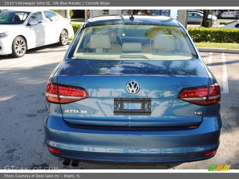 Silk Blue Metallic / Cornsilk Beige 2016 Volkswagen Jetta SE