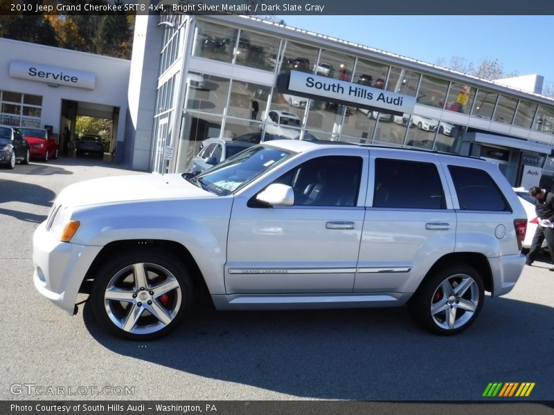 Bright Silver Metallic / Dark Slate Gray 2010 Jeep Grand Cherokee SRT8 4x4