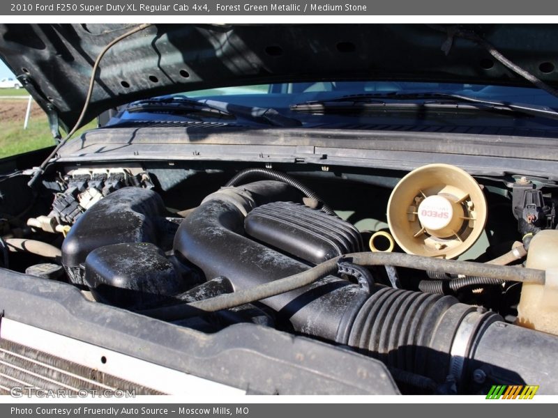 Forest Green Metallic / Medium Stone 2010 Ford F250 Super Duty XL Regular Cab 4x4