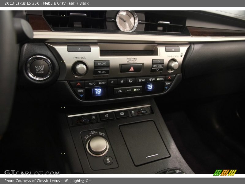 Nebula Gray Pearl / Black 2013 Lexus ES 350